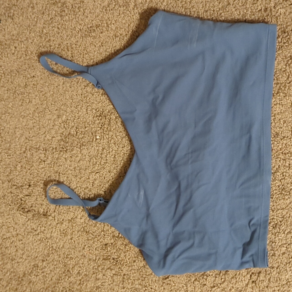 Athleta Bra Top Gray blue